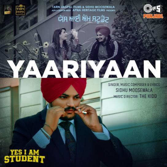 Yaariyaan Sidhu Moose Wala  Mp3 song download